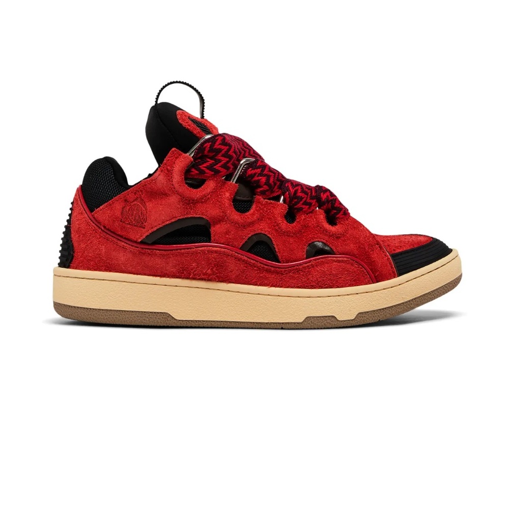 Red and Black Sneakers